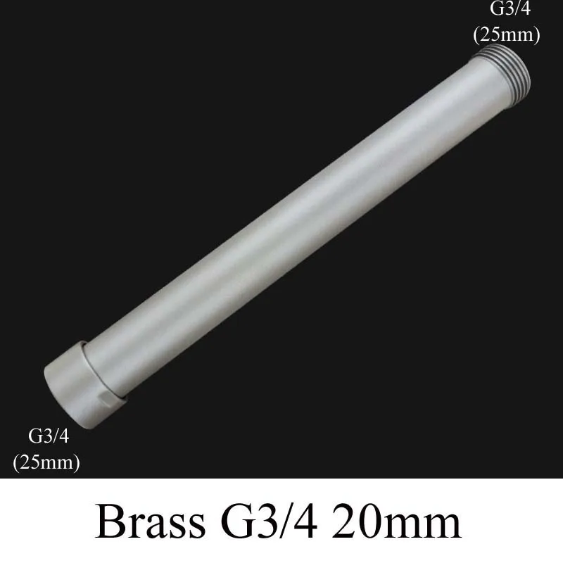 

Удлинитель для душа G3/4 G1/2, латунь/SUS304, черный, 20/30/40/50 см