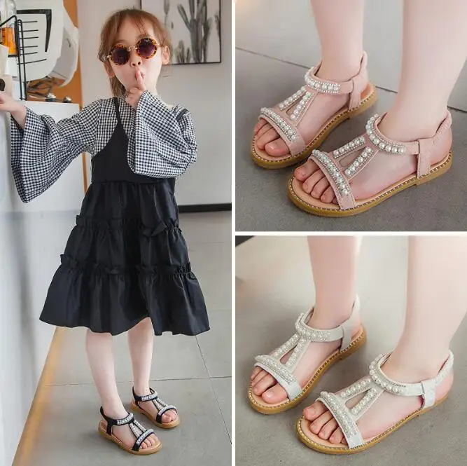 

2022 Summer Kids Casual Shoes Brand open Toe Toddler Boys Girls Sandals Orthopedic Sport PU Leather Baby Beach Sandals Shoes