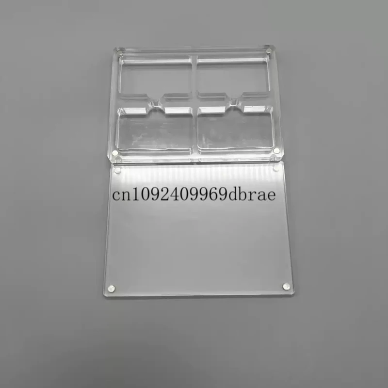 Фото Прозрачный акриловый чехол для игровых картриджей GBA GBC GB GBP GBM GBASP №1