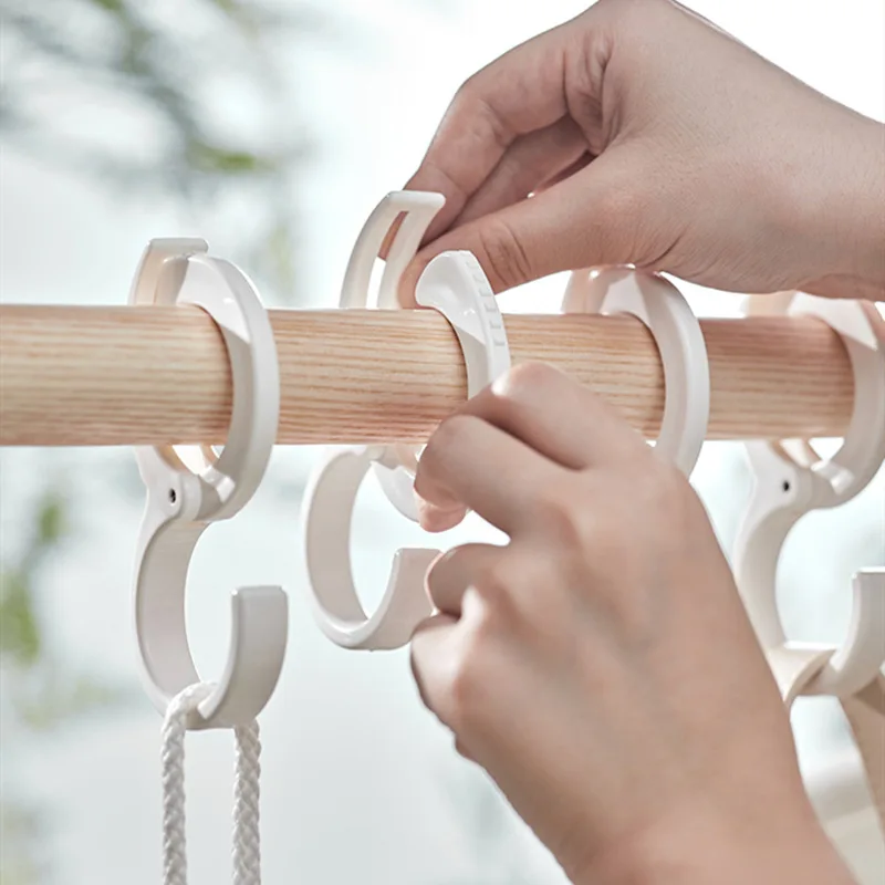 

S-образный крючок для карт Ins ветровой шкаф крючок для шкафа бытовой пробойник без защелки кольцо для пальто шляпы галстук стойка для хранен...