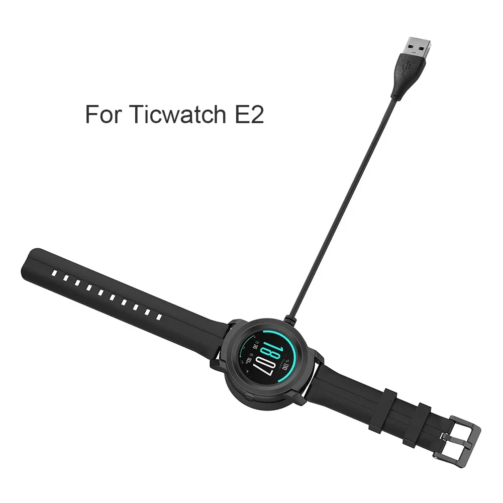 Фото USB-подставка для быстрой зарядки для смарт-часов Ticwatch E2/S2, портативный зарядный кабель №4