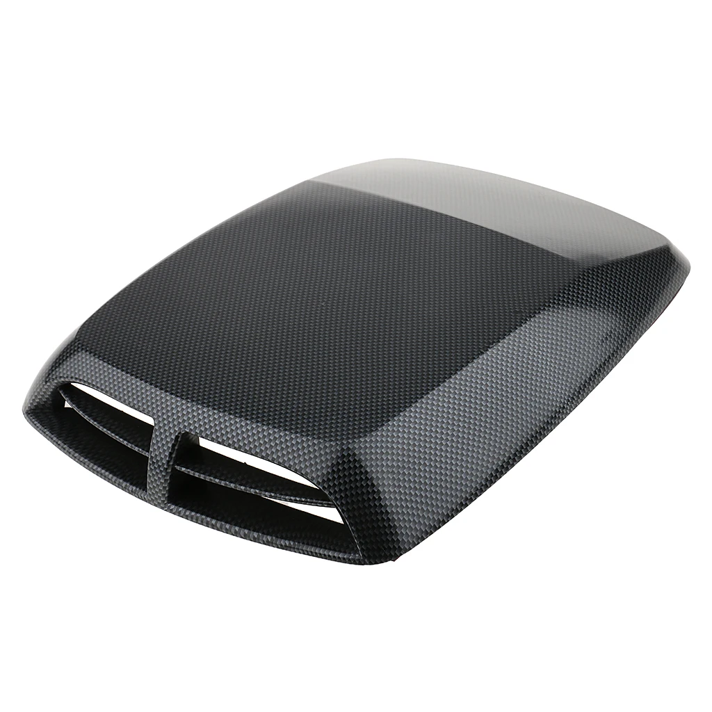 

Универсальный автомобильный SUV углеродное волокно двигатель потока воздуха капот совок вентиляция самоклеящийся подходит для всех автомо...