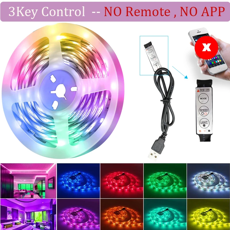 

Smart Tuya Wi-Fi RGB светодиодная лента 5050 10м