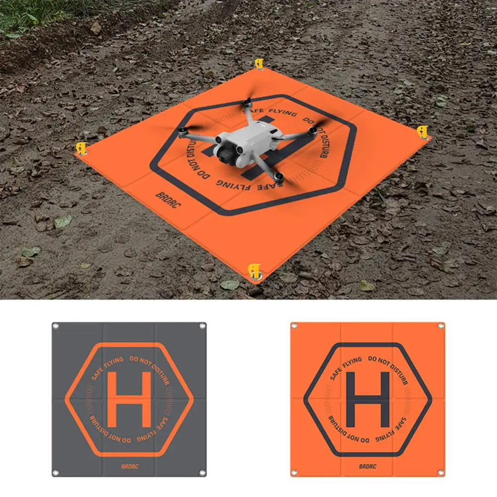 

Посадочная площадка 50x50 см, Helipad, совместимый с Dji Mini 3 Pro / Mavic 3/2 / Air2s/Avata, универсальный парковочный аксессуар