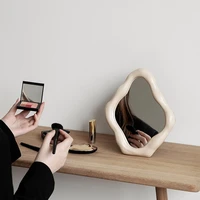 ceramic makeup mirror nordic style tabletop decoration home espejos decoraci%c3%b3n hogar mirror for living room mirrors