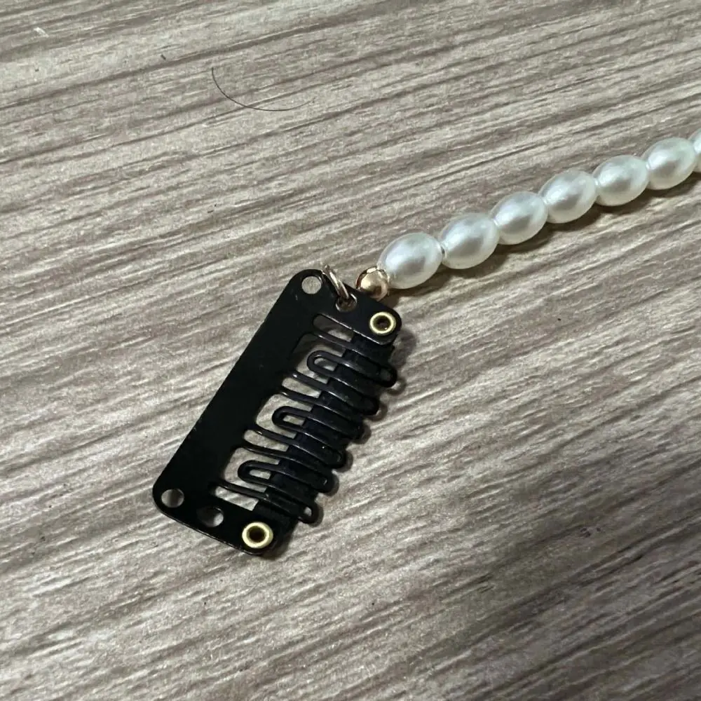 Преувеличенная жемчужная цепочка для лица Hanfu головной убор древний стиль