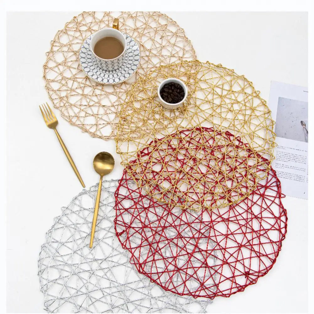 

Anti-slip Tableware Mat Heat Insulation Mat Washable Placemat Dinnerware Pad Kitchen Cup Coasters Tableware Accessories