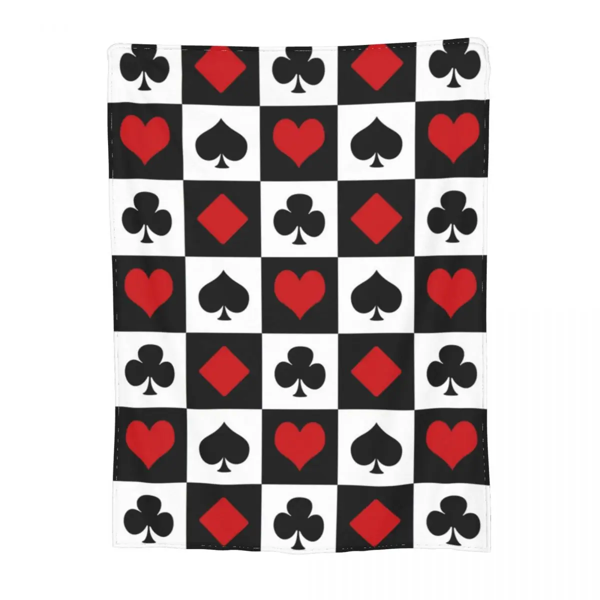 

Плед с принтом покера, одеяло, игральные карты, модное милое покрывало, флисовое супермягкое одеяло для медитации