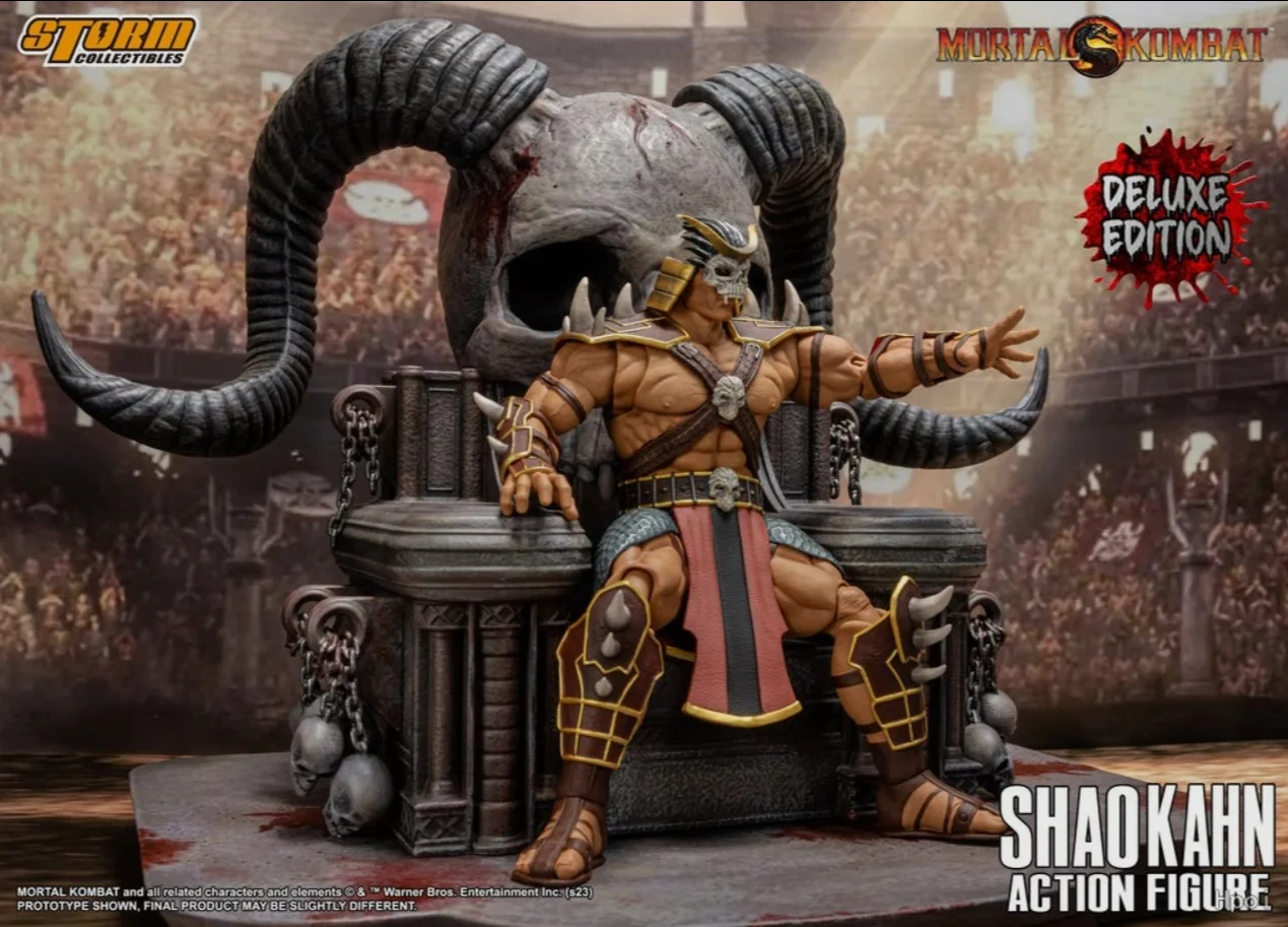 【UA】Новая фигурка Шао Кана из Mortal Kombat, масштаб 112, коллекционная модель, игрушка, подарок (art.: 3920daeddb547) - 3920daeddb547