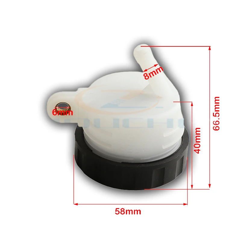 

Универсальный мотоциклетный резервуар для тормозной жидкости, задний главный цилиндр, масляная чашка для Yamaha Honda Suzuki