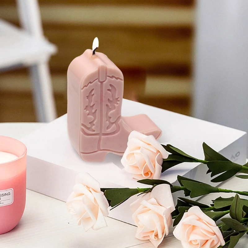 Рождественская обувь формы из смолы рождественские сапоги для свечей