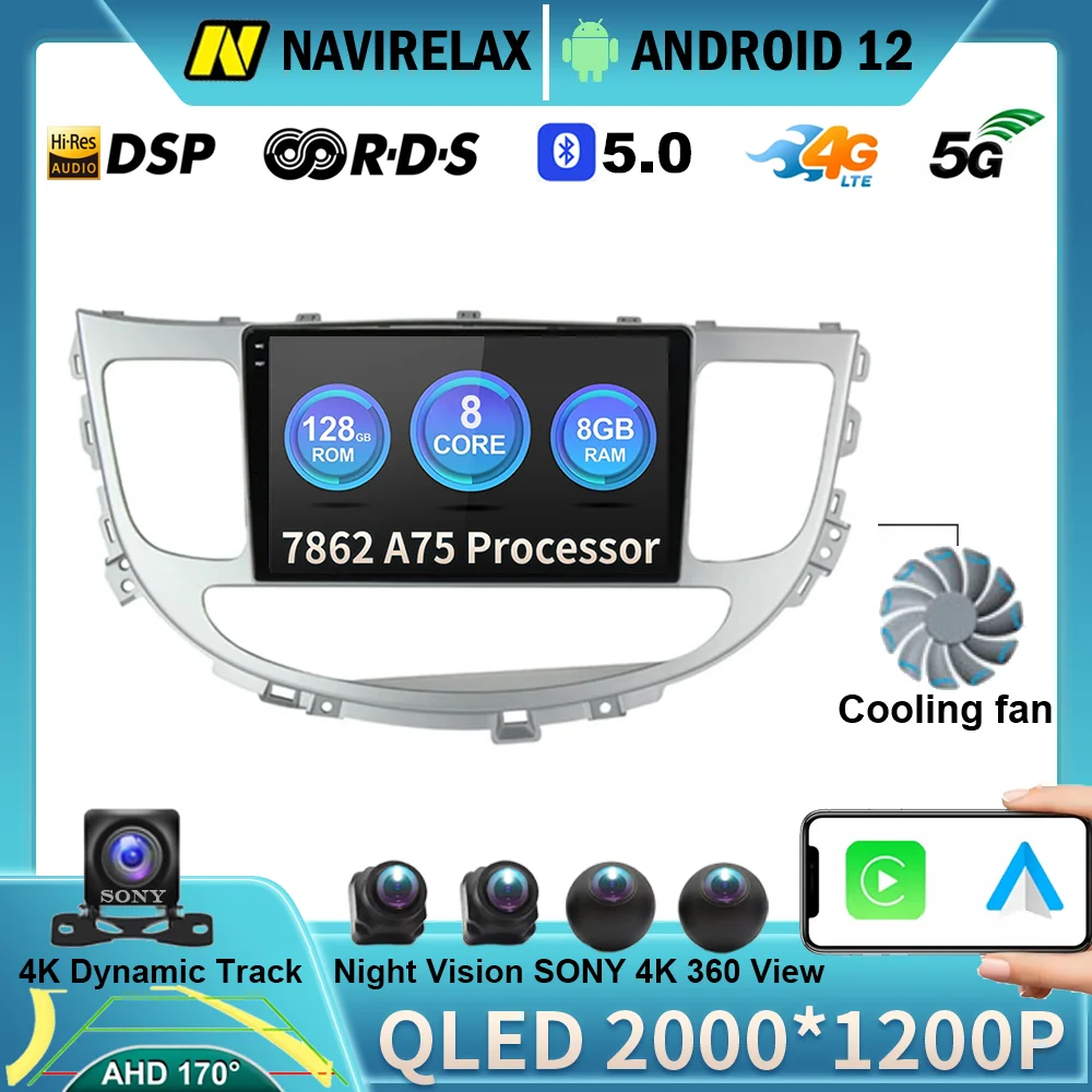 

Автомагнитола 2DIN для Hyundai Rohens Genesis 2008-2013, мультимедийный проигрыватель с GPS-навигацией, Bluetooth, USB, DVD-плеером