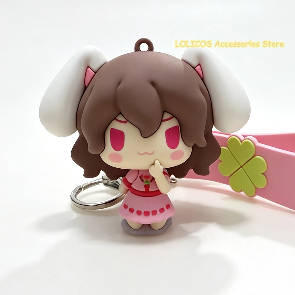 Фото Аниме-фигурка Touhou Project Tewi Inaba в забавном Q-стиле, настольное украшение, брелок для сумки, подвеска, подарок на день рождения, для косплея