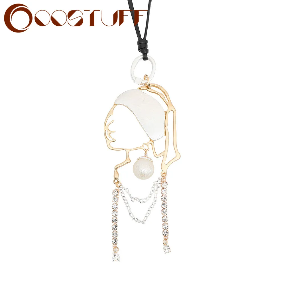 

Цепочка с бусинами Женская в готическом стиле, модное ожерелье с винтажными подвесками в Корейском стиле, рождественский подарок