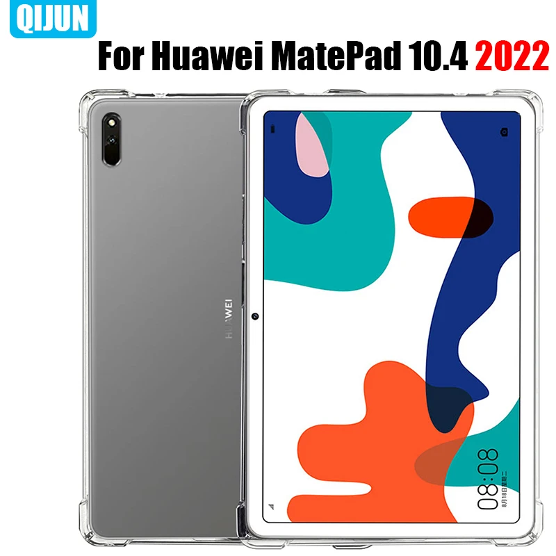 

Tablet case for Huawei MatePad 10.4" 2022 Silicone soft shell Airbag cover Transparent protection bag for BAH4-W19 AL00 W59 AN10