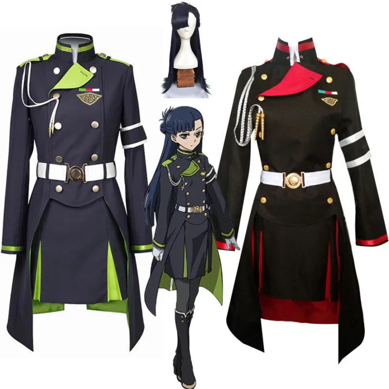 

Anime Seraph of the End Shigure Yukimi Cosplay Costume Custom Women Halloween Carnival Party Cosplay Costume Christmas Party