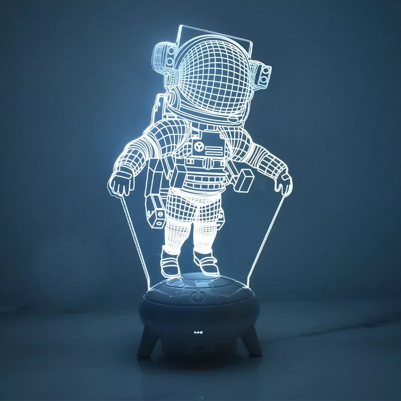 

Astronaut 3D Night Light Remote Control Dimming LED Spaceman Colorful Light RGB Bedroom Desk Decoration Lamp Children's Day