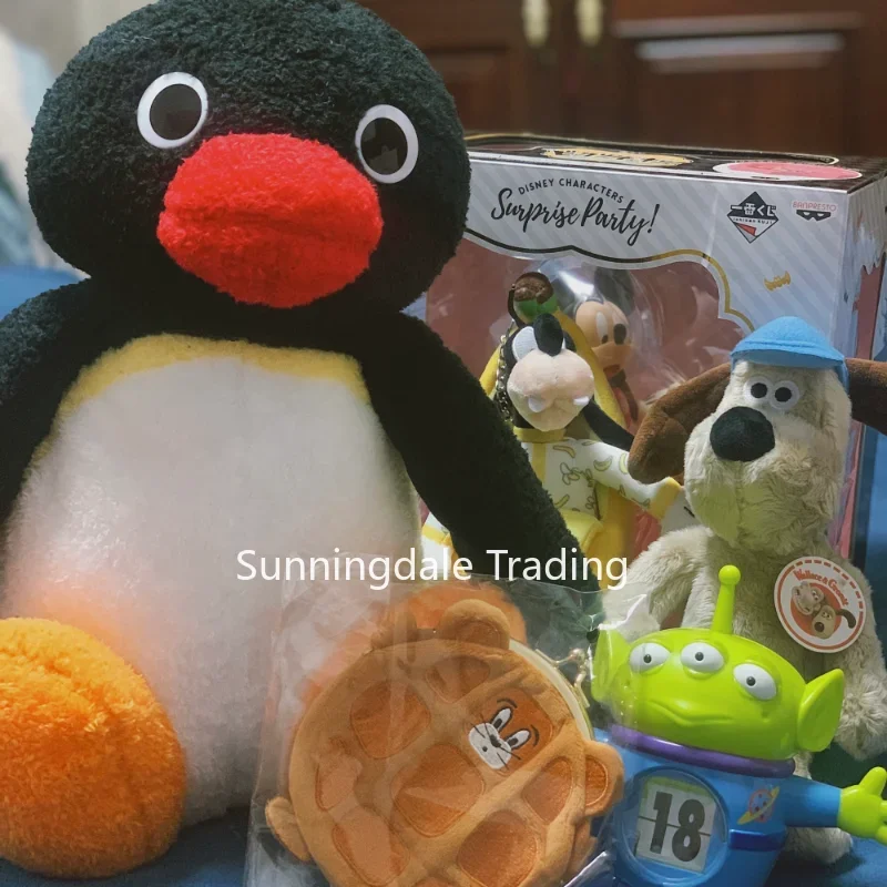 Фото Плюшевая игрушка Pingu, аниме Pingued Brother and Sister Pinga Peluche, кукла 38 см, косплей для подарка №5