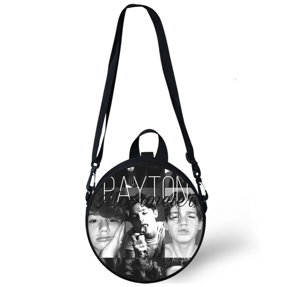 Payton Moormeier Merch Child kindergarten Bag 3D Print Crossbody Shoulder Bags For School Women Mini Round Bagpacks Rugtas Bag