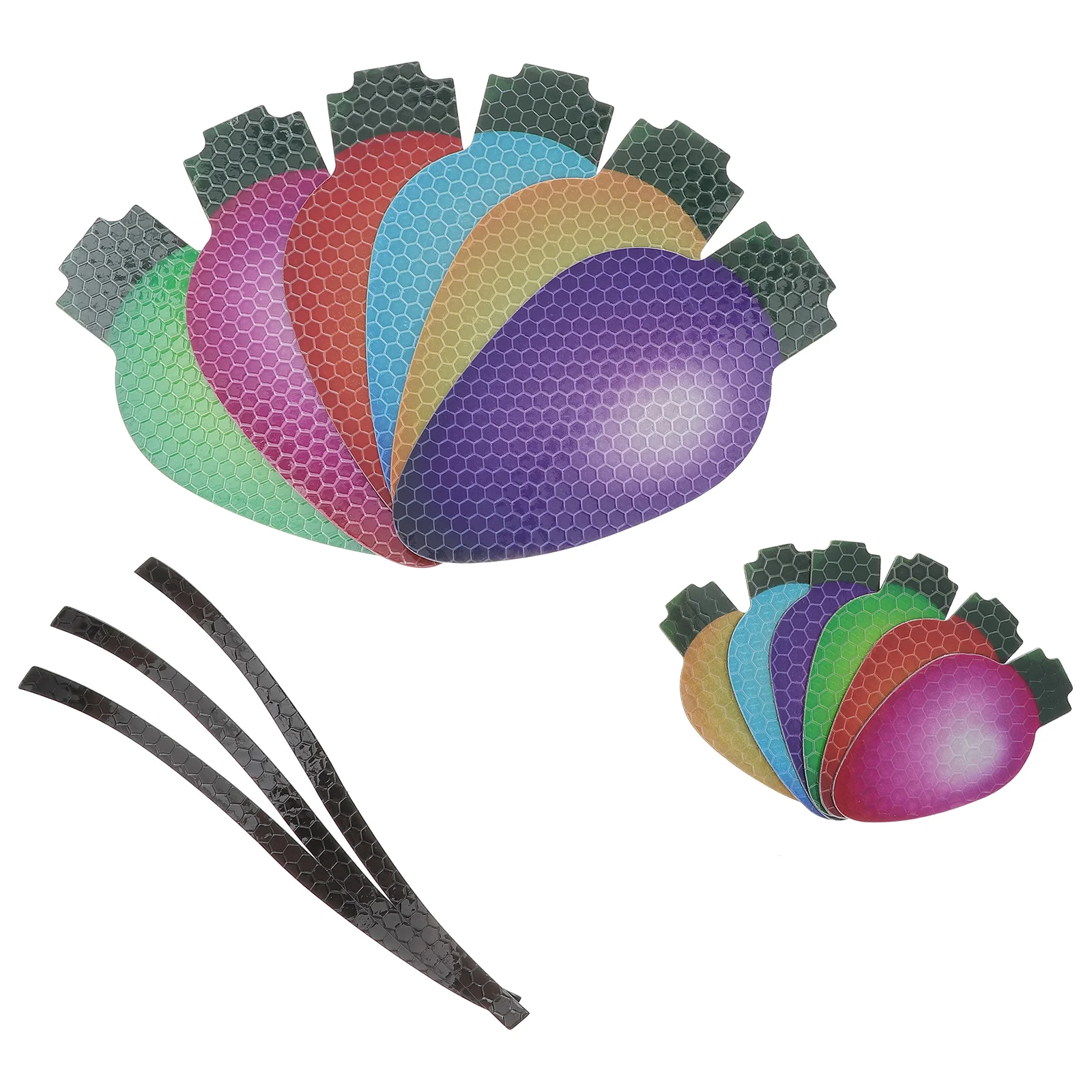 

Applique Magnetic Decorations Car Magnets Refrigerator Party Light Ornaments Soft Reflective Bulb Elder