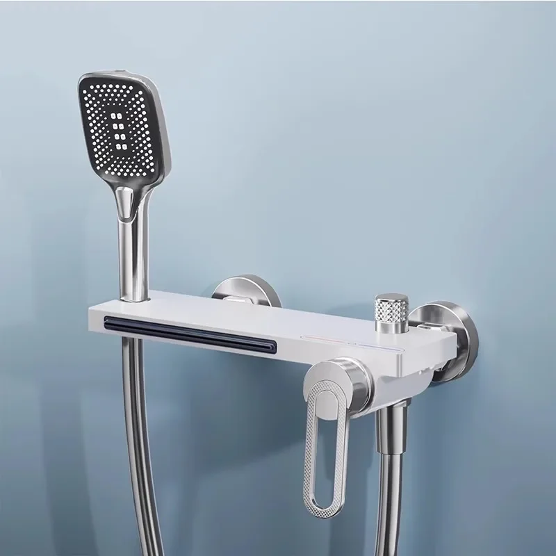 

Набор смесителей для ванной и душа Tuqiu матовый золотой