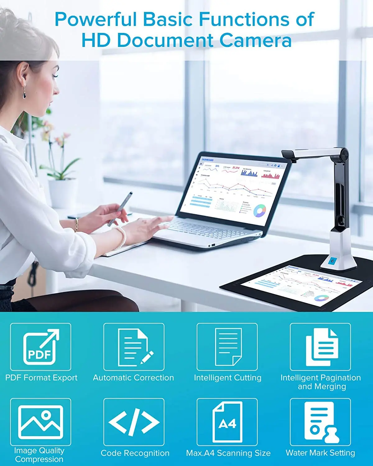 BK50 Портативный 8 мегапиксельный высокочеткий диагностический сканер размера