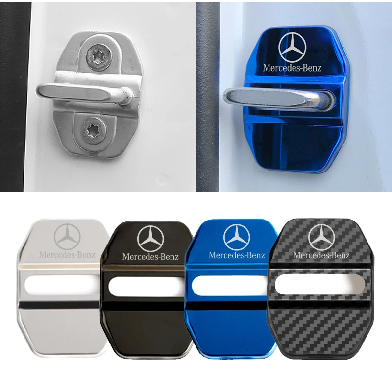 Отделка дверного замка Защитная крышка для Mercedes-Benz AMG W211 W203 W204 W210 W124 W202 CLA W212 W220 W205