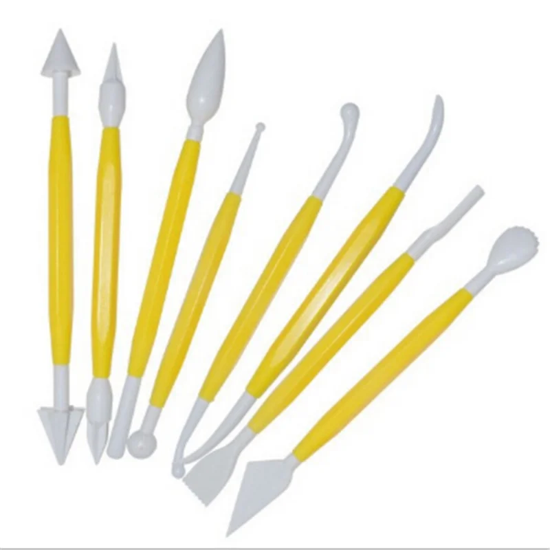 

8pcs/set Plastic Clay Sculpting Set Polymer Modeling Clay Tools Poly Form Sculpey Tools Set for Shaping Clay Play Dough Toys