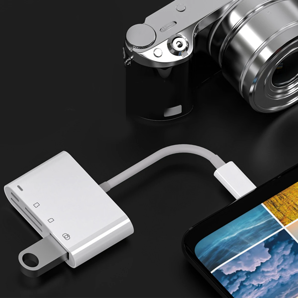 

SD Card Reader USB C Card Reader High Speed 4 In 1 USB 3.0 TF Type C SD Smart Memory Card Reader Type C OTG Flash Drive Adapter