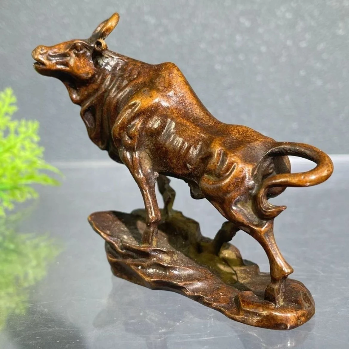 Медный Старый Бык богатство корова символ удачи фэн-шуй бык спирированный