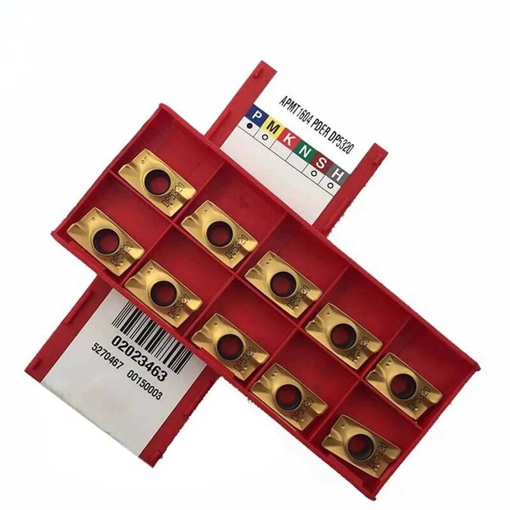 повышающая эффективность с 10 твердосплавными вставками APMT1604PDER DP5320 для стальных