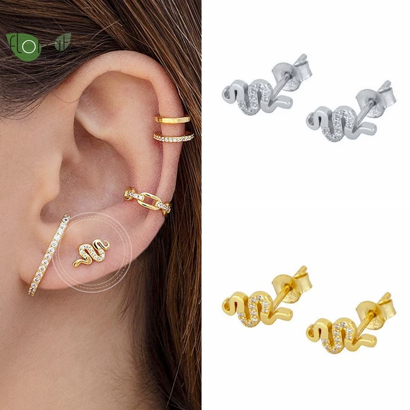 

Женские серьги-гвоздики из серебра 925 пробы