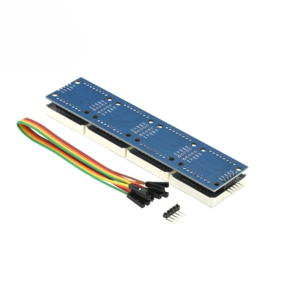 Модуль точечной матрицы MAX7219 для микроконтроллера Arduino, 4-в-1 дисплей с 5-контактным кабелем (art.: 3920d87d006cb) - 3920d87d006cb
