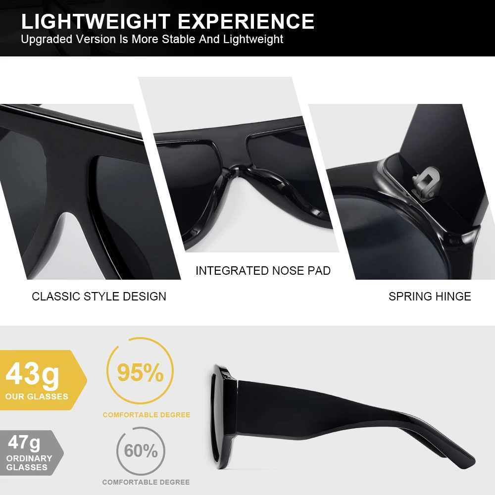 CRIXALIS брендовые солнцезащитные очки-пилоты для женщин модные негабаритные очки в