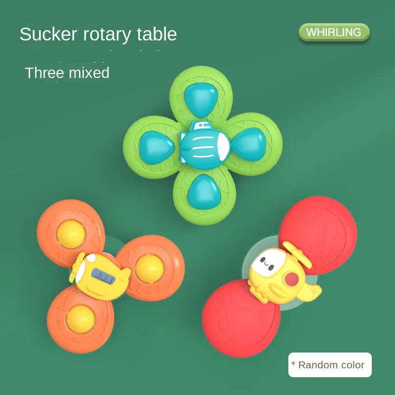

Montessori Baby Bath Toy Spinner Children Toys Rattle Toys For Toddlers 0 12 Months Boy Kids Bathing Sucker Suction Cup Swimming