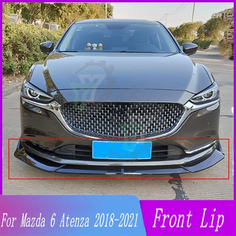 

3 шт., съемный передний бампер для Mazda 6 Atenza 2019 2020 2021