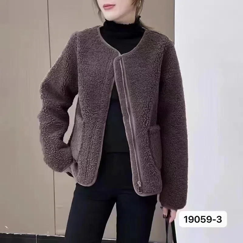 Осень/зима 2023 новый стиль корейский дизайн чувственная простая нишевая куртка на