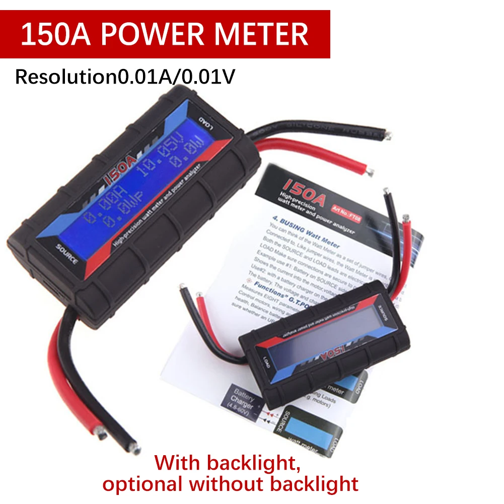 

Анализатор мощности ватт вольт Амперметр цифровой 12В 150A анализатор солнечной энергии цифровой измеритель тока постоянного тока анализатор мощности ватт вольт