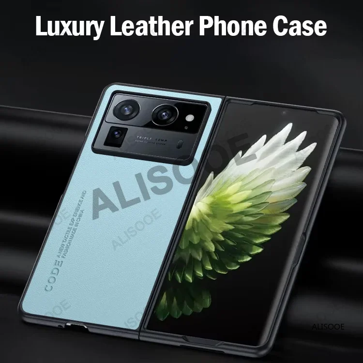 Кожаный чехол Funda для Tecno Phantom V Fold 2 роскошный защитный жесткий из искусственной