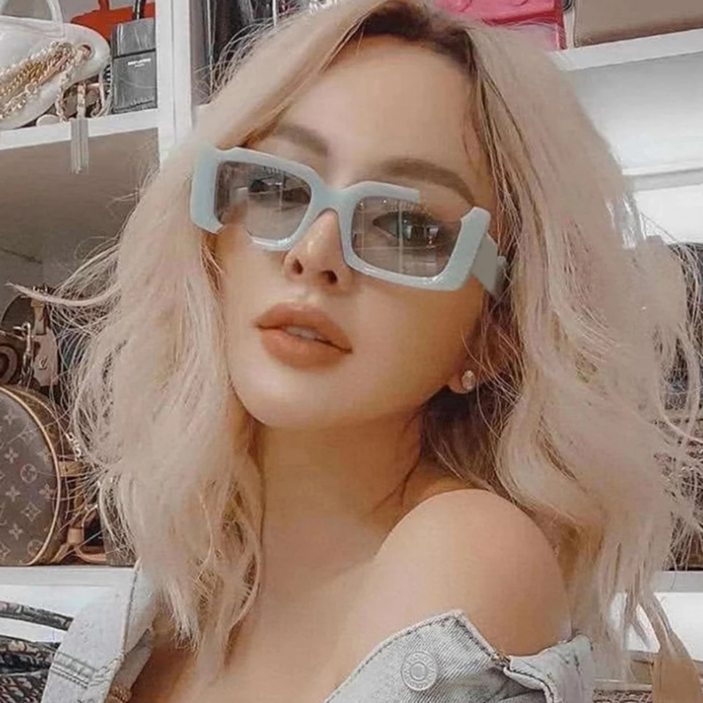 

2022 Irregular Square Sunglasses Vintage Sunglasses Square Sunglasses Unisex Big Eyewear Beach Shading Geometric Sunglasses