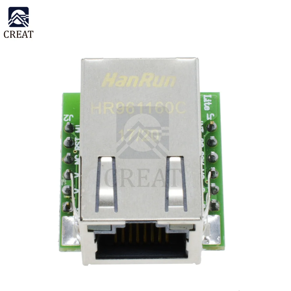 3,3 V USR-ES1 ENC28J60 W5500 SPI к локальной сети Ethernet преобразователь интерфейса модуля TCP/IP набор для самостоятельной сборки электронная стандартная деталь