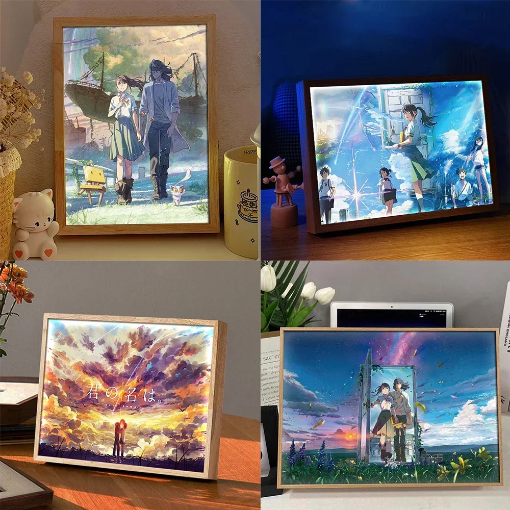 Настольная декоративная аниме-лампа для гостиной и спальни