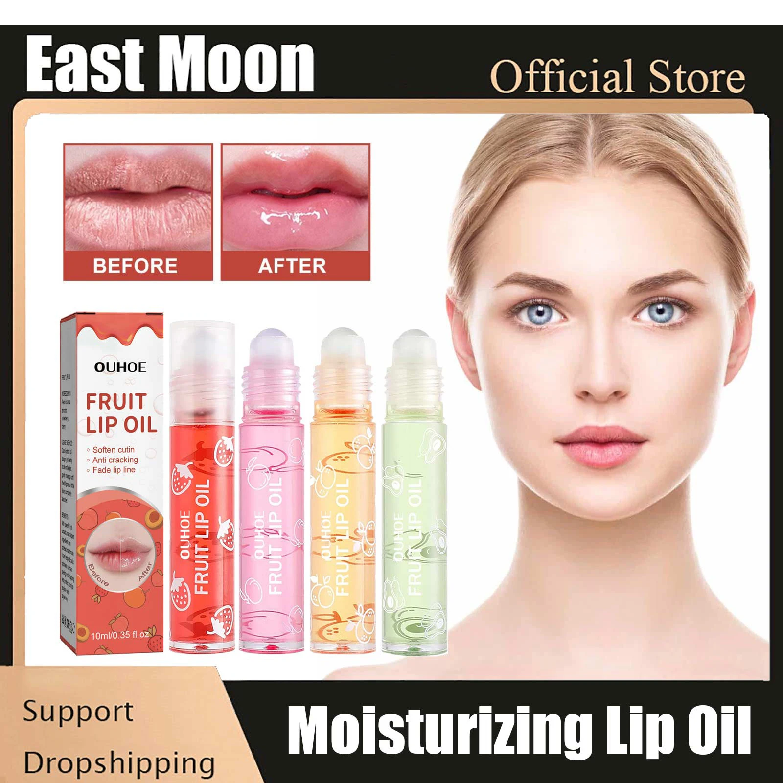 

Plumping Lip Oil Anti-cracking Moisturizing Nourish Serum Dead Skin Removal Fine Line Repair Anti-wrinkle Beauty Lip Care 10ml