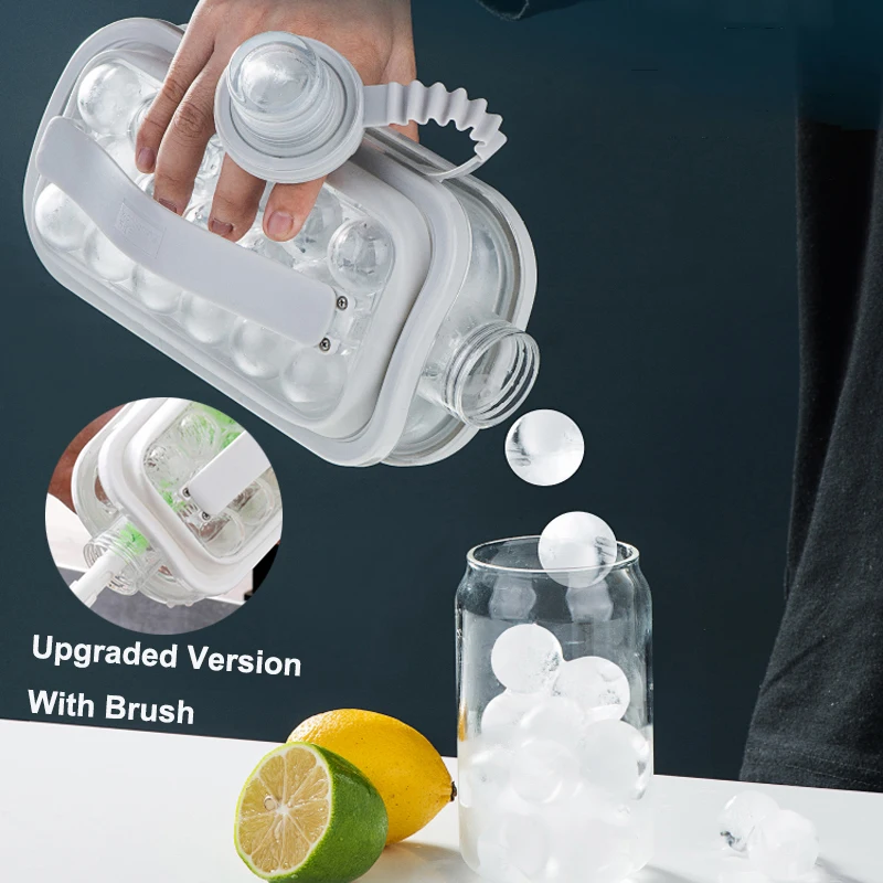 

Ice Ball Maker Tray Ice Cube Mold Bottle Creative Ice Hockey Bubble Ice Maker Kettle Easy To Release Ice Cube Kitchen Bar Tools