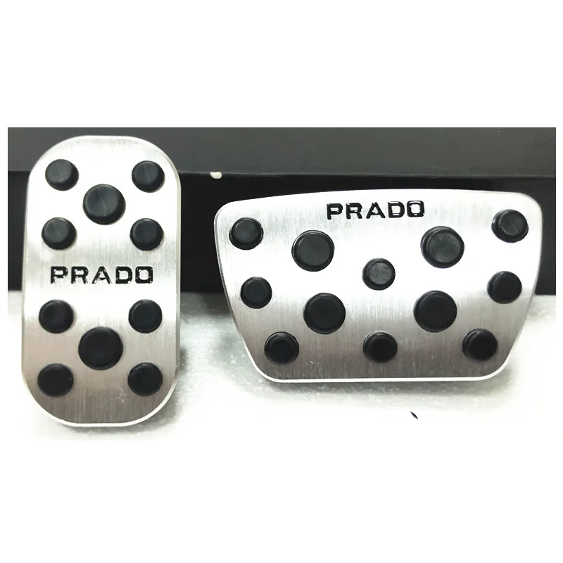 

Car Accelerator Cover Pad PRADO Pedal Cover Prado Car Brake Pedal Pad For Toyota Prado 2700 4000 Car Styling Toyota Sticker