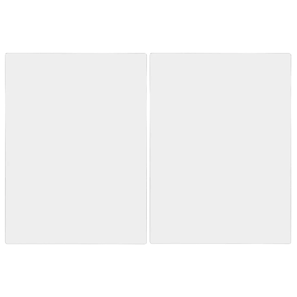 

2 Pcs Acrylic Mirror Makeup Home Lens Household Stylish Portable Dorm Large Bedroom Rounded Corner