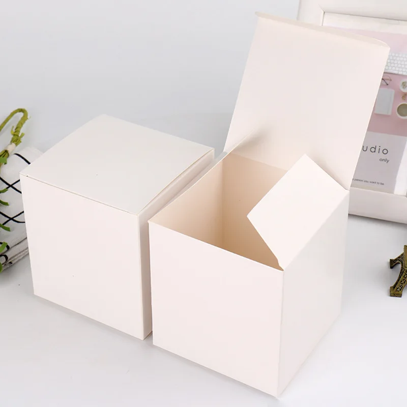Kraft Paper Candy Box Packaging Diy Baking Cookie Wrapper