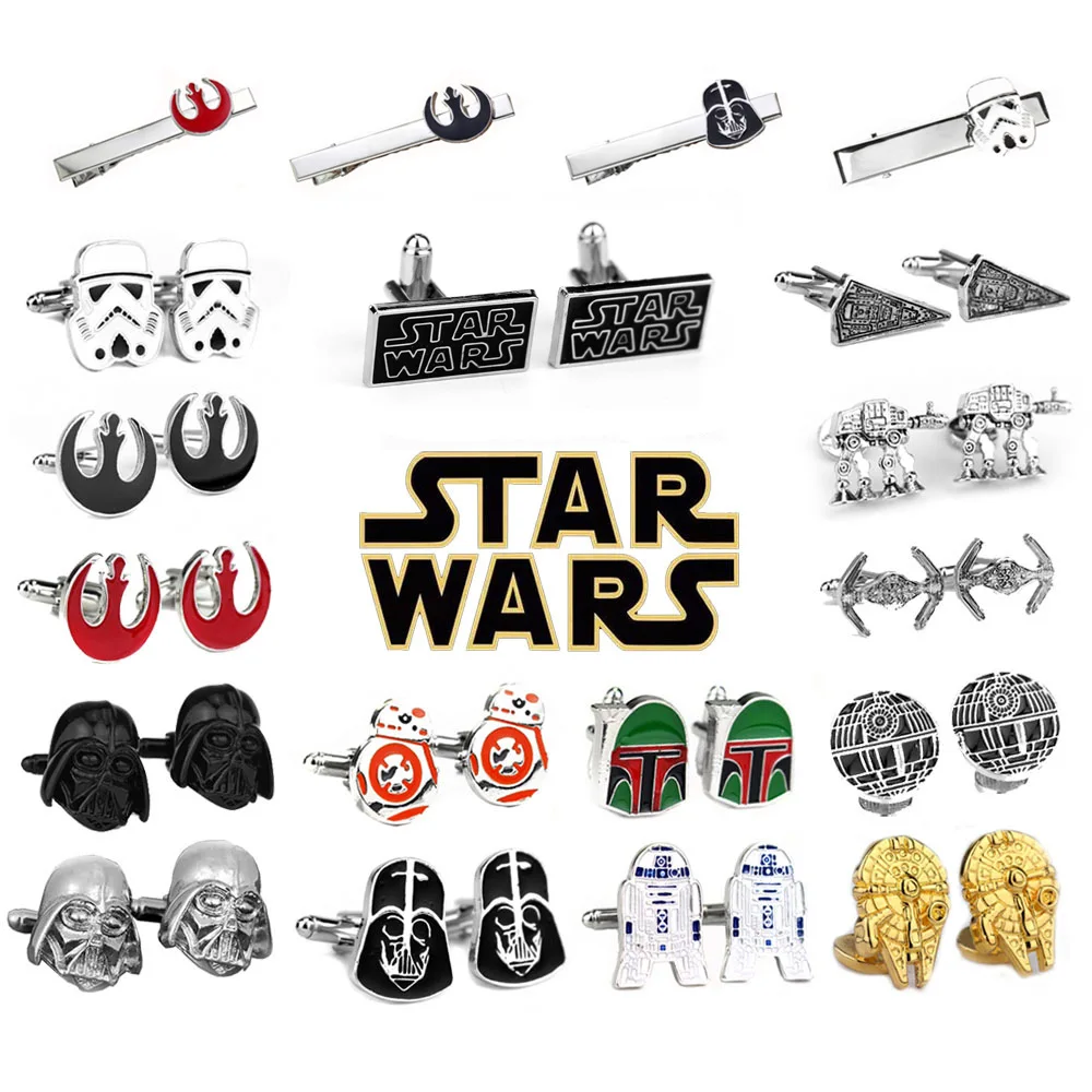 

Запонки с фигурками из фильма «Звездные войны»