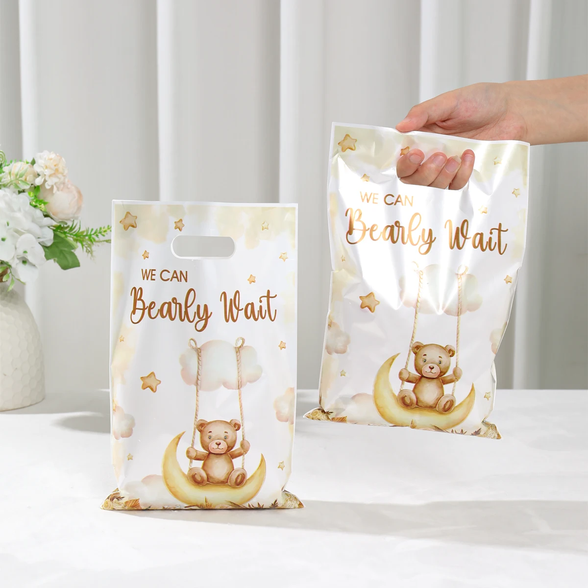 Медведь пол раскрываемый пластиковый пакет для конфет подарок на день рождения