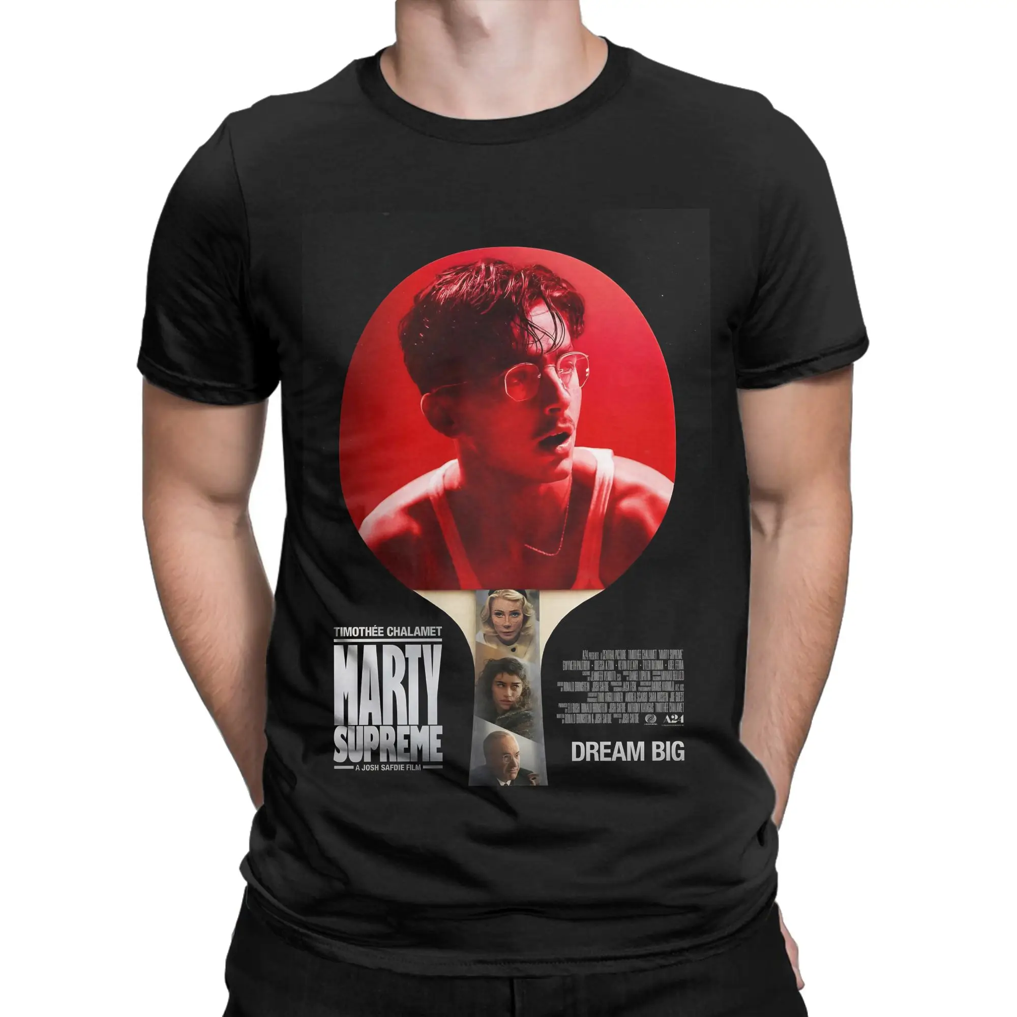 Фото Футболки с принтом Marty Supreme Ping Pong Movie для мужчин и женщин, забавная хлопковая футболка с круглым вырезом и короткими рукавами, идея подарка, одежда №2